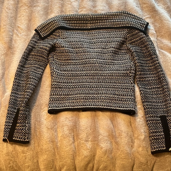 GORGEOUS Classy Soft B&W Cache Jacket!!! Sz S! - Picture 7 of 7